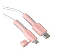 2 pz protezione del cavo di ricarica in silicone copertura protettiva cavo Organizaion Storage Data Winder per telefono supporto del cavo di ricarica regolabile