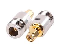 2 pz Rame SMA Femmina A UHF PL259 SO239 TNC N Maschio RF Coassiale Coassiale Connettore Diritto(SMAJ to NK)
