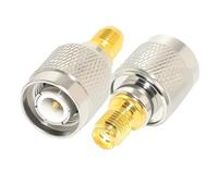 2 pz Rame SMA Femmina A UHF PL259 SO239 TNC N Maschio RF Coassiale Coassiale Connettore Diritto(SMAK to TNCJ)