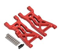 2 pz RC Anteriore Inferiore Braccio Sospensione In Lega di Alluminio Aggiornamento LOSI 1/10 22 S 2WD Trascinare Auto Supporto Stabile (Rossa)