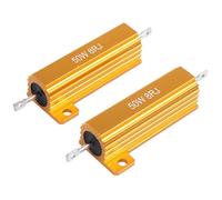 2 Pz Resistenze Elettroniche In Alluminio 5% 8 Ohm 50W