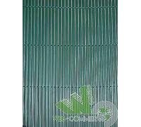 2 PZ RIPARELLA ARELLA DOPPIA BAMBù IN PVC MT.1,5X3 VERDE COPERTURA FRANGIVISTA