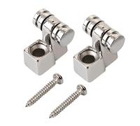 2 pz Roller Guitar String Tree Guide fermo con viti di montaggio Accessori per chitarra Argento/Nero/Oro