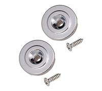 2 pz Rotondo Stile String Tree String Fermo per Basso Elettrico Argento