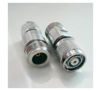 2 pz RP TNC A N Connettore Coassiale Presa RP TNC Maschio A N Femmina Spina RP TNC - N Nichelato Dritto Coassiale Adattatori RF Antenna