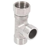 2 PZ Rubinetto Valvola Ad Angolo for Deviatore Bagno Wc Bidet Spruzzatore bagno G1/2 In Acciaio Inox Rame Acqua a tre vie Per Bagno