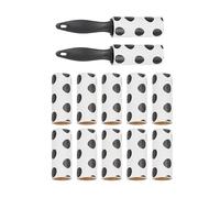 2 Pz Rulli + 10 Ricarica Rotoli Togliere Polvere, Sporco, Lanugine Sul Vestiti