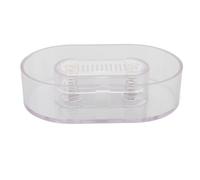 2 pz Sciacquatrice per rasoi, Sciacquatrice per regolabarba, Strumento portatile per la pulizia della rasatura per tagliabarba a spinta manuale, Sciacquatrici per tagliabarba (Transparent)