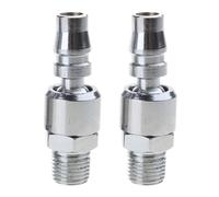 2 pz/set 1/4NPT tubo dell'aria - Connettori 360 gradi pneumatico giunto rotante raccordi utensili pneumatici - per progetti raccordi per utensili -