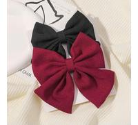 2 pz/set 4.5 "Fermacapelli per Bella Nastro Del Grosgrain Hairgripes Ragazze Delicato Bowknot Forcine Copricapi Set