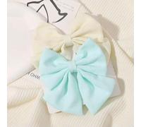 2 pz/set 4.5 "Fermacapelli per Bella Nastro Del Grosgrain Hairgripes Ragazze Delicato Bowknot Forcine Copricapi Set
