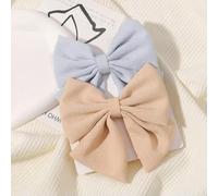 2 pz/set 4.5 "Fermacapelli per Bella Nastro Del Grosgrain Hairgripes Ragazze Delicato Bowknot Forcine Copricapi Set