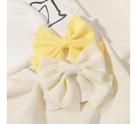 2 pz/set 4.5 "Fermacapelli per Bella Nastro Del Grosgrain Hairgripes Ragazze Delicato Bowknot Forcine Copricapi Set