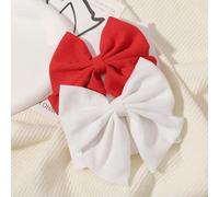 2 pz/set 4.5 "Fermacapelli per Bella Nastro Del Grosgrain Hairgripes Ragazze Delicato Bowknot Forcine Copricapi Set