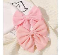 2 pz/set 4.5 "Fermacapelli per Bella Nastro Del Grosgrain Hairgripes Ragazze Delicato Bowknot Forcine Copricapi Set
