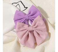 2 pz/set 4.5 "Fermacapelli per Bella Nastro Del Grosgrain Hairgripes Ragazze Delicato Bowknot Forcine Copricapi Set