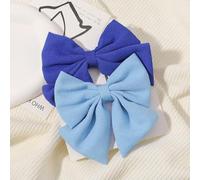 2 pz/set 4.5 "Fermacapelli per Bella Nastro Del Grosgrain Hairgripes Ragazze Delicato Bowknot Forcine Copricapi Set