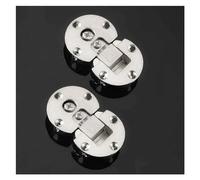 2 Pz/set 90 Gradi Cerniere Pieghevoli In Lega di Zinco Regolabile Porta Dell'armadio Flap Tavoli Ovale Cerniera Nascosta Ferramenta for Mobili for La Casa(Sliver 1)