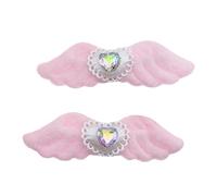 2 pz/set accattivante peluche ala forcina per donne adolescenti fascino clip per capelli carnevale partito frangia clip per capelli