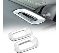 2 Pz/set Auto Cruscotto Aria Condizionata Vent Uscita Telaio Trim Copertura Per Volvo XC40 2019 2020 2021 2022 Accessori (Color : Silver)