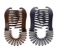 2 Pz/set Banana Fermagli Per Capelli Flessibile Banana Pinze Per Capelli Pettini Per Capelli A Due Lati Allungati