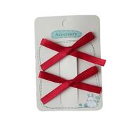 2 pz/set Bowknot Clip di Capelli Della Signora di Modo Della Legatura Dei Capelli Francesi Scrunchies Mollette Per Le Donne Ragazze