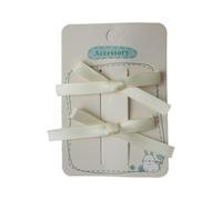 2 pz/set Bowknot Clip di Capelli Della Signora di Modo Della Legatura Dei Capelli Francesi Scrunchies Mollette Per Le Donne Ragazze