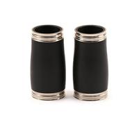 2 Pz/set Clarinetto Metallo A Due Sezioni Tubi Clarinetto Sostituzione Del Tubo di Sintonizzazione Parti Nero Per Clarinetto Clarinetto Clarinetto B Flat Clarinetto