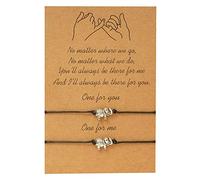 2 pz/Set Coppia Braccialetto per Le Donne degli Uomini Corda Regolabile Daisy Infinite 8 Cuore Braccialetto di Amicizia per I Migliori Amici dei Monili di Carta Attractive And Fashion