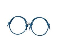 2 pz/set di moda a forma di cuore magnetico floccaggio personalità magnetica coppia di chiusura magnetica braccialetto regali di San Valentino, Misura unica, Agata