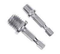 2 Pz/set Esagonale Drill Adapter M10+M14 Strumenti di Spaccatura Legno Chiave Elettrica Adattare Il Trapano Elettrico Ad Alta Coppia Rapida Connect Drill Mandrino Per Avvitatore 1/4 Drill Mandrino