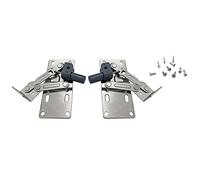 2 pz/set Gabinetto Porta Molla Cerniere 45 Gradi Downturn Scarpa Cerniera Libreria Connettore Mobili Accessorio Idraulico Chiusura Porta