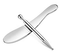 2 Pz/set In Acciaio Inox Penna di Agopuntura Manuale Gua Sha Raschiando Strumenti di Massaggio Set Penna di Digitopressione Punto Massaggiatore Strumento