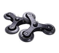 2 Pz/set Nero Carrello Carrello Caster Bagagli Valigia Sostituzione Ruota Puleggia Scorrevole Accessori Ruota