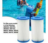 2 pz/set per cartucce filtro A/C tipo piscina per INTEX Easy Kit accessori