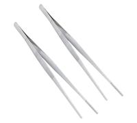 2 pz/set Pinze In Silicone for La Cottura Della Carne In Acciaio Inox Pane BBQ Clip Chef Pinzette Piccolo Barbecue Bistecca Acquatico