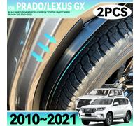 2 Pz/set Porta Posteriore Arco Ruota Protezione Parafango Flares Paraspruzzi Paraspruzzi Kit Corpo Per Toyota Land Cruiser Prado 150/GX460