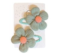 2 pz/set ragazze calde clip di capelli panno fiore forma tornante clip di capelli colorato per prendere foto forcine per adolescenti