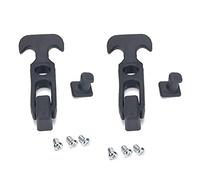 2 pz/set T-Maniglia Fibbia Gomma Elastica Hasp Draw per Fermo con Staffe Rimorchi Scatole degli Attrezzi di Raffreddamento B Chiusure flessibili con Staffe Cassetta degli attrezzi Cappuccio del motore