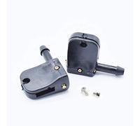 2 pz/Set Ugello Rondella Universale Getto di Spruzzo Montato su Braccio Tergicristallo Ugelli 12mm/8mm di Larghezza Vite Raccordo