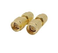 2 Pz SMA Maschio A SMA Maschio Spina Dritto RF Connettore Coassiale Adattatore SMA Connettori for FPV Antenne Radio