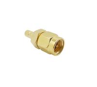 2 PZ SMA Maschio A SMB Maschio Auto DAB Radio Digitale Antenne Antenna Connettore Dritto Spina SMB A Spina SMA Adattatore coassiale coassiale RF