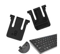 2 Pz Sostituzione Tastiera Riser 1 Paio Grigio Tastiera Stand Pc Tastiera Gamba Piedi Set di Piedi di Ricambio per Logitech Tastiera Stand K200 260 270 275 Mk200 260 270 275 Supporto per tastiera del