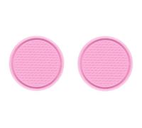 2 pz Sottobicchieri Portabicchieri Auto per BMW 3 Series 320 2010-2026, Impermeabili Antiscivolo Sottobicchiere Gomma Portabevande Tappetini Accessori,C/Pink