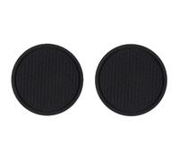 2 pz Sottobicchieri Portabicchieri Auto per BMW 3 Series 320 2010-2026, Impermeabili Antiscivolo Sottobicchiere Gomma Portabevande Tappetini Accessori,D/Black