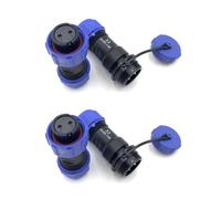 2 PZ SP17 2 Pin Spina Aviazione, Spina Femmina e Presa Maschile, Connettore per Cavo, IP68, Connettore Aviation a 2 Pin per Lampade Esterne, Usato 500V 10A