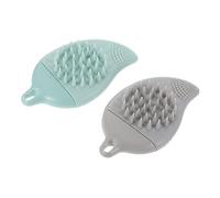 2 Pz Spazzola Per Massaggi Shampoo Spazzola Per Domestica Vasca Da Bagno Per Bambini Lavasciuga Per Il Corpo Spazzoloni Siliconici Bambino Gel Di Silice Scrubber Massaggio