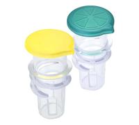 2 pz spremiagrumi portatile trasparente vite top succhi spremi spremi manuali estrattori agrumi portatile spremiagrumi limone