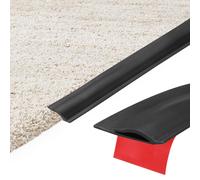 2 pz striscia adesiva TPE 6,56Ft x1,18"x0,22" per tappeto coprigap nero
