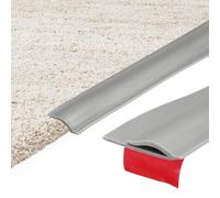 2 pz striscia bordo tappeto autoadesiva 6,56ftx1,18"x0,22", per TPE, grigio
